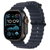 Apple Watch Ultra 2 (2024) GPS + Cellular, 49 мм, корпус из чёрного титана, ремешок Ocean тёмно-синего цвета
