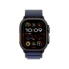 Apple Watch Ultra 2 (2024) GPS + Cellular, 49 мм, корпус из чёрного титана, ремешок Alpine тёмно-синего цвета, M