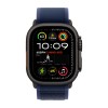 Apple Watch Ultra 2 (2024) GPS + Cellular, 49 мм, корпус из чёрного титана, ремешок Trail синего цвета, S/M