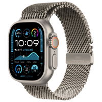 Apple Watch Ultra 2 (2024) GPS + Cellular, 49 мм, корпус из бежевого титана, ремешок Milanese бежевого цвета, S