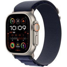 Apple Watch Ultra 2 (2024) GPS + Cellular, 49 мм, корпус из бежевого титана, ремешок Alpine тёмно-синего цвета, L