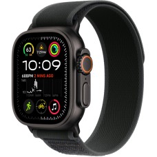 Apple Watch Ultra 2 (2024) GPS + Cellular, 49 мм, корпус из чёрного титана, ремешок Trail чёрного цвета, M/L