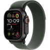 Apple Watch Ultra 2 (2024) GPS + Cellular, 49 мм, корпус из чёрного титана, ремешок Trail зелёного цвета, M/L