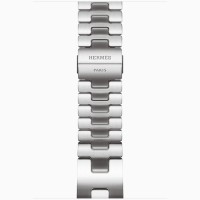 Apple Watch Hermes Series 10 46mm, Silver Titanium, Grand H Large, Satine "MXJT3L"