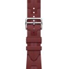 Apple Watch Hermes Series 10 42mm, Silver Titanium, Kilim Single Tour, Rouge H