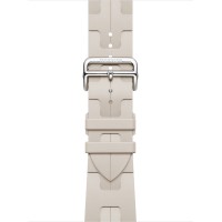 Apple Watch Hermes Series 10 42mm, Silver Titanium, Kilim Single Tour, Beton "MXJH3"
