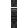 Apple Watch Hermes Series 10 46mm, Silver Titanium, Kilim Single Tour, Noir "MXJN3"
