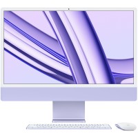 Apple iMac 24" Z19P Retina 4,5K, M3 (8C CPU, 10C GPU, 2023), 8 ГБ, 256 ГБ SSD, фиолетовый