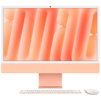 Apple iMac 24" Retina 4,5K, M4, (8C CPU, 8C GPU, 2024), 24 GB, 512 GB SSD, Orange