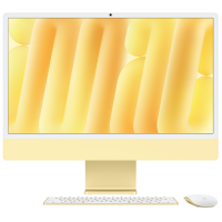 Apple iMac 24" Retina 4,5K, M4, (8C CPU, 8C GPU, 2024), 24 GB, 512 GB SSD, Yellow