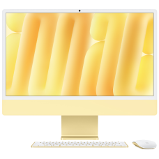 Apple iMac 24" Retina 4,5K, M4, (8C CPU, 8C GPU, 2024), 16 GB, 1 TB SSD, Yellow
