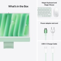 Apple iMac 24" Retina 4,5K, M4, (8C CPU, 8C GPU, 2024), 24 GB, 512 GB SSD, Green