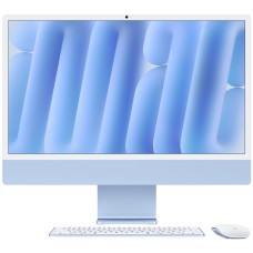 Apple iMac 24" Retina 4,5K, M4, (8C CPU, 8C GPU, 2024), 16 GB, 1 TB SSD, Blue