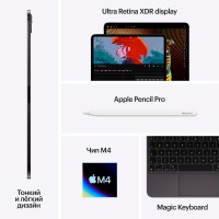 Apple iPad Pro 11" MVV93 (M4, 2024), Wi-Fi, 256 ГБ, «серебристый»