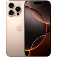 Apple iPhone 16 Pro, SIM + eSIM, 1 ТБ, песчаный титановый