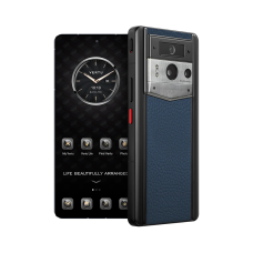VERTU METAVERTU Web 3AI 2, 512Гб, Кожа телёнка| Серебро, «Синий»