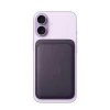 Кожаный кошелёк FineWoven с MagSafe для iPhone 17, "Midnight Purple"