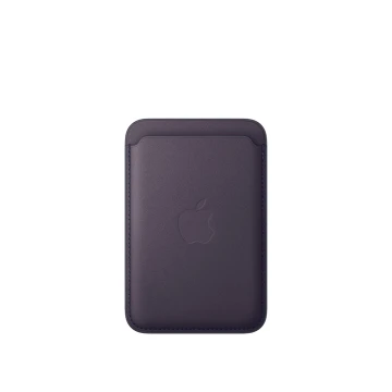 Кожаный кошелёк FineWoven с MagSafe для iPhone 17 Air, "Midnight Purple"