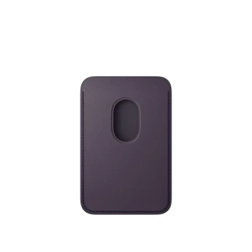Кожаный кошелёк FineWoven с MagSafe для iPhone 17 Air, "Midnight Purple"