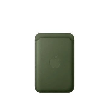 Кожаный кошелёк FineWoven с MagSafe для iPhone 17 Air, "Moss"