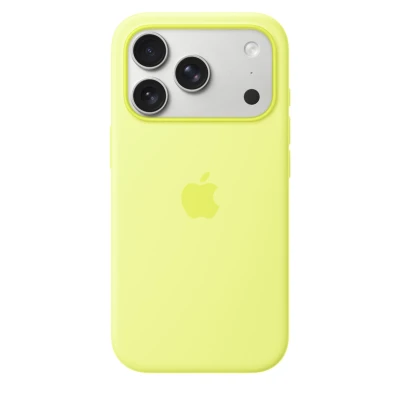 Чехол Silicone Case с MagSafe для iPhone 17 Pro, "Neon Yellow"