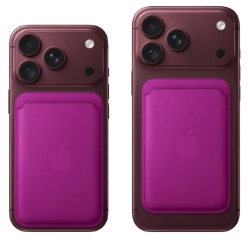 Кожаный кошелёк FineWoven с MagSafe, MK9G4, "Magenta"