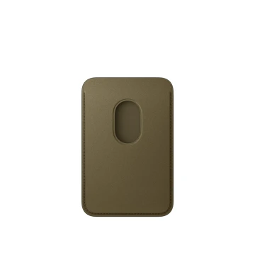 Кожаный кошелёк FineWoven с MagSafe, MK9K4, "Dark Olive"