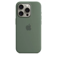 Чехол Silicone Case для iPhone 15 Pro, силикон, "Cypress"