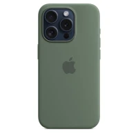 Чехол Silicone Case для iPhone 15 Pro, силикон, "Cypress"