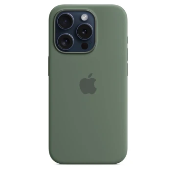 Чехол Silicone Case для iPhone 15 Pro, силикон, "Cypress"