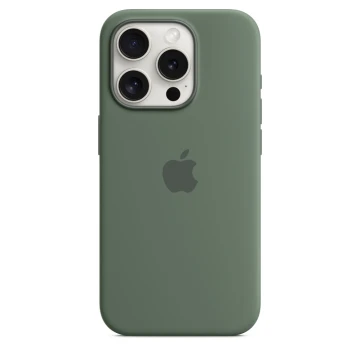 Чехол Silicone Case для iPhone 15 Pro, силикон, "Cypress"