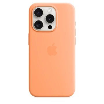Чехол Silicone Case для iPhone 15 Pro, силикон, "Orange Sorbet"