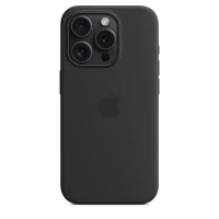 Чехол Silicone Case для iPhone 15 Pro, силикон, "Black"