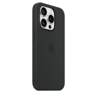 Чехол Silicone Case для iPhone 15 Pro, силикон, "Black"