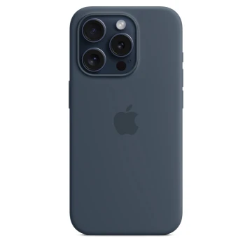 Чехол Silicone Case для iPhone 15 Pro, силикон, "Storm Blue"
