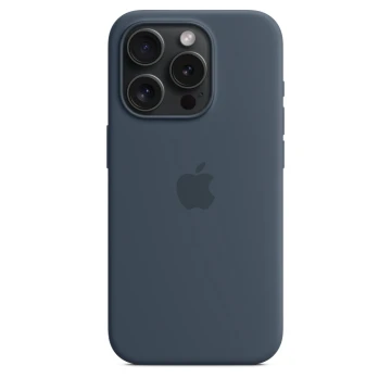 Чехол Silicone Case для iPhone 15 Pro, силикон, "Storm Blue"