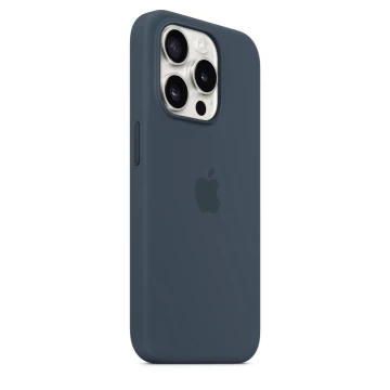 Чехол Silicone Case для iPhone 15 Pro, силикон, "Storm Blue"