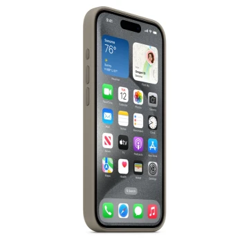 Чехол Silicone Case для iPhone 15 Pro Max, силикон, "Clay"