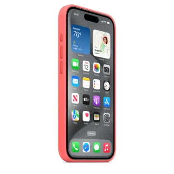 Чехол Silicone Case для iPhone 15 Pro, силикон, "Guava"