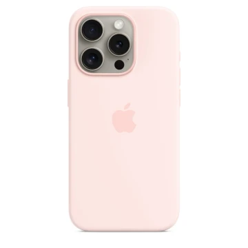 Чехол Silicone Case для iPhone 15 Pro, силикон, "Light Pink"
