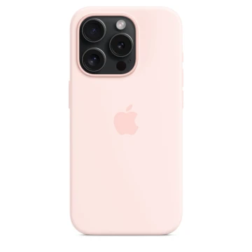 Чехол Silicone Case для iPhone 15 Pro, силикон, "Light Pink"