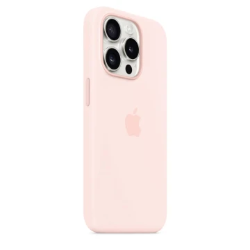 Чехол Silicone Case для iPhone 15 Pro, силикон, "Light Pink"