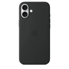 Чехол Silicone Case с MagSafe для iPhone 16 Plus, силикон, "Black"