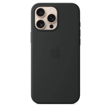 Чехол Silicone Case с MagSafe для iPhone 16 Pro Max, силикон, "Black"