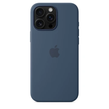 Чехол Silicone Case с MagSafe для iPhone 16 Pro Max, силикон, "Denim"
