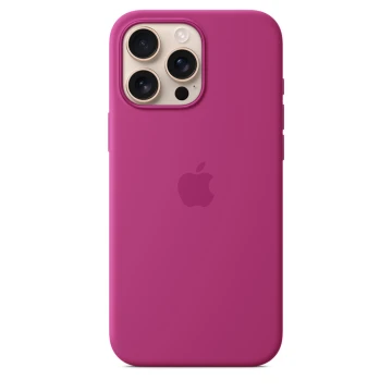 Чехол Silicone Case с MagSafe для iPhone 16 Pro Max, силикон, "Fuchsia"
