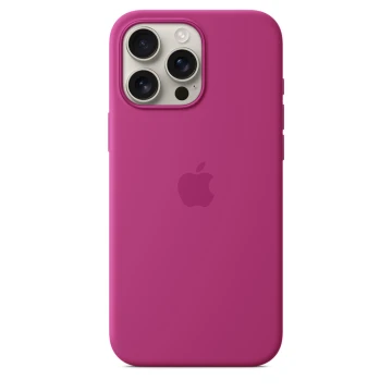 Чехол Silicone Case с MagSafe для iPhone 16 Pro Max, силикон, "Fuchsia"