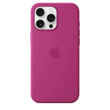 Чехол Silicone Case с MagSafe для iPhone 16 Pro Max, силикон, "Fuchsia"