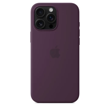 Чехол Silicone Case с MagSafe для iPhone 16 Pro Max, силикон, "Plum"