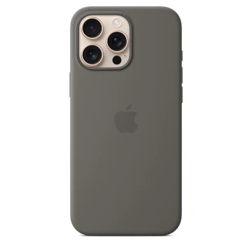 Чехол Silicone Case с MagSafe для iPhone 16 Pro Max, силикон, "Stone Gray"